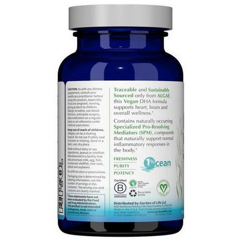 Garden of Life, Dr. Formulated Vegan DHA, 30 Softgels