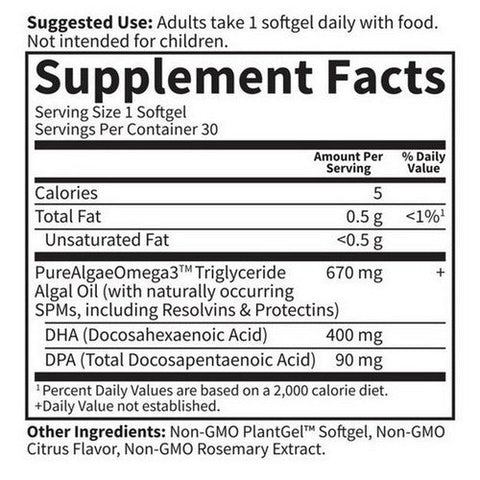 Garden of Life, Dr. Formulated Vegan DHA, 30 Softgels