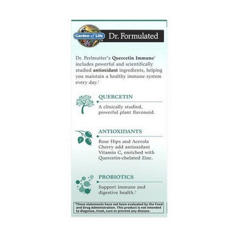 Garden of Life, Dr. Formulated Quercetin Immune, 30 Tabs