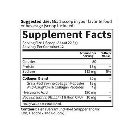 Garden of Life, Collagen Hyaluronic Acid Unflavored, 9.52 Oz