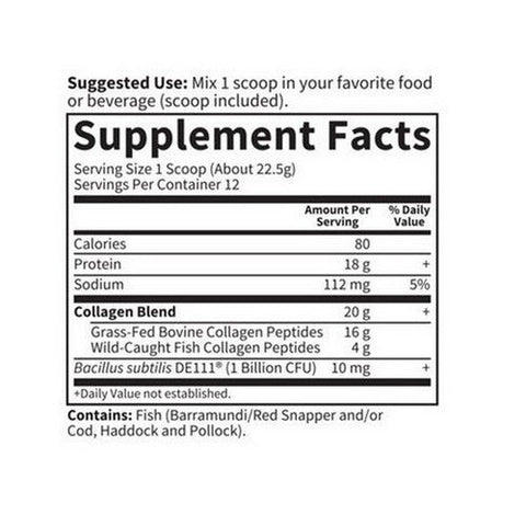 Garden of Life, Wild Caught & Grassss Feds Collagen Multi-Sourced, Unflavored 9.52 Oz