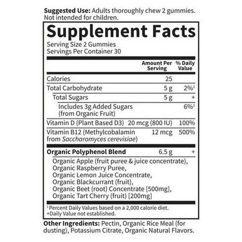 Garden of Life, Beets Raspberry, 60 Count