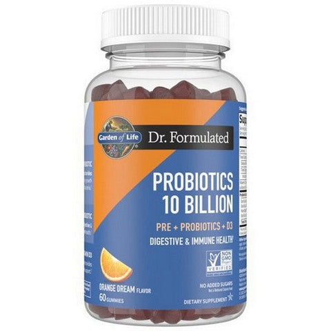 Garden of Life, Dr. Formulated Probiotics Orange Dream, 10 Billion, 60 Gummies