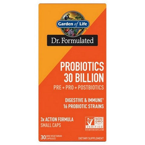 Garden of Life, Dr. Formulated Probiotics, 30 Billion, 30 Caps