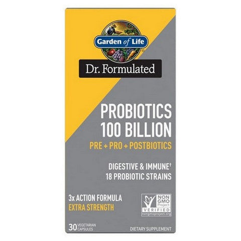 Garden of Life, Dr. Formulated Probiotics, 100 Billion, 30 Caps