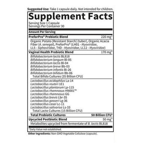 Garden of Life, Dr. Formulated Probiotics Womens pH, 50 Billion, 30 Caps