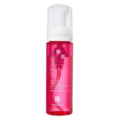 Andalou Naturals, 1000 Roses Gentle Cleansing Foam, 5.5 Oz