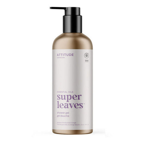 Oceanly, Shower Gel Peppermint & Sweet Orange, 16 Oz