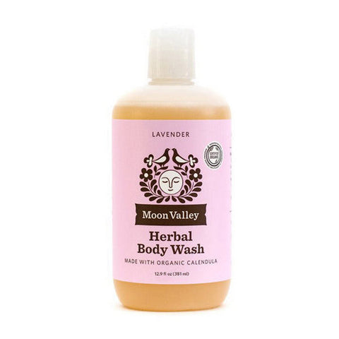 Moon Valley Organics, Herbal Body Wash Lavender, 12.9 Oz