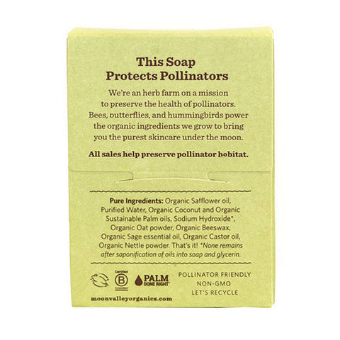 Moon Valley Organics, Herbal Soap Sage, 4 Oz