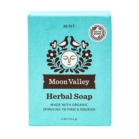 Moon Valley Organics, Herbal Soap Mint, 4 Oz
