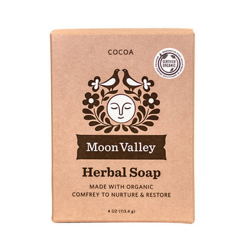 Moon Valley Organics, Herbal Soap Cocoa, 4 Oz