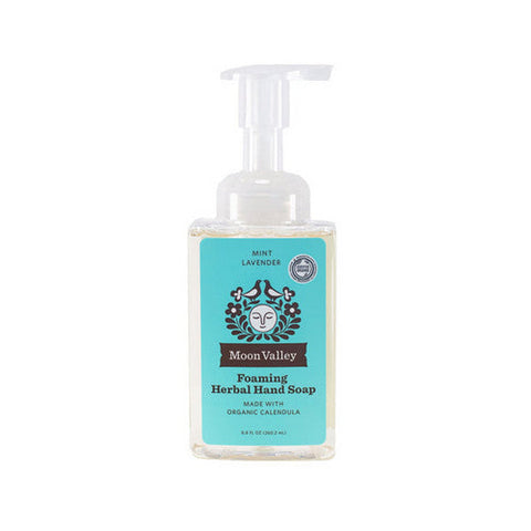 Moon Valley Organics, Foaming Herbal Hand Soap Mint Lavender, 8.8 Oz