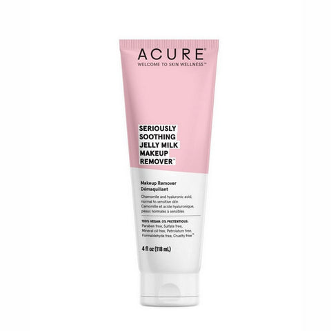 Acure, Seriously Soothing Jelly Milk Makeup Remover, 4 Oz