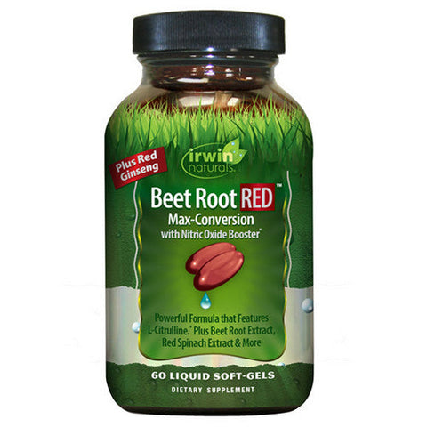 Irwin Naturals, Beet Root RED, 60 Softgels