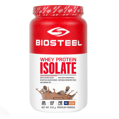 Biosteel, Whey Protein Isolate Chocolate, 816 Grams