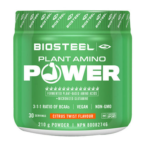 Biosteel, Plant Amino Power Citrus Twist, 210 Grams