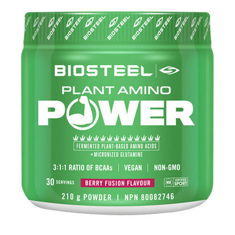 Biosteel, Plant Amino Power Berry Fusion, 210 Grams