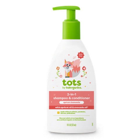Babyganics, Tots 2 In 1 All Hair, 325 Ml