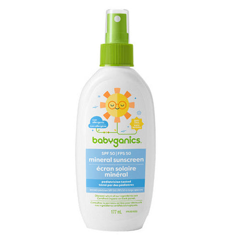 Babyganics, SPF50 Sunscreen Spray, 177 Ml