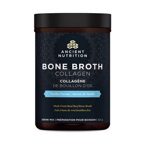 Ancient Nutrition, Bone Broth Collagen Vanilla, 321 Grams