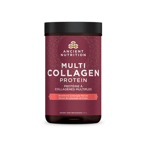 Ancient Nutrition, Multi Collagen Protein Strawberry, 273 Grams