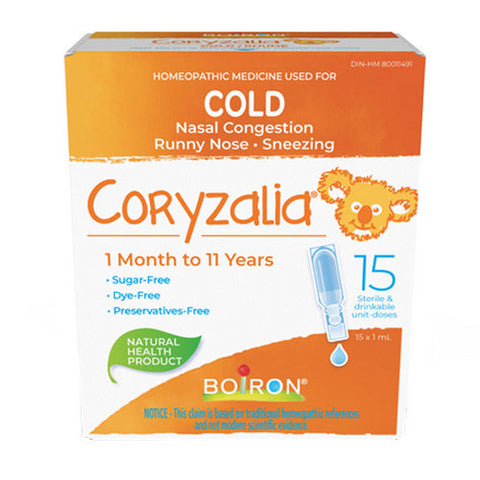 Boiron, Coryzalia Cold, 15 Count