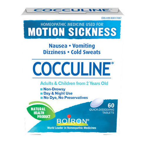 Boiron, Cocculine, Motion Sickness, 60 Tabs