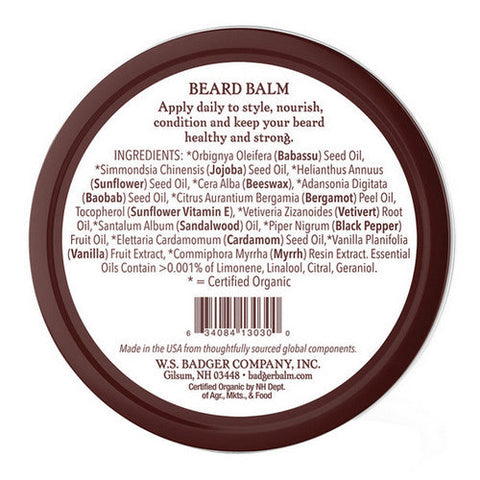 Badger Balm, Beard Balm, 56 Grams