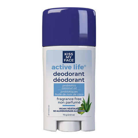 Kiss My Face, Deodorant Stick Fragrance Free, 70 Grams