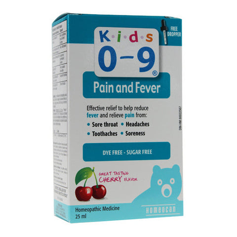 Homeocan, Kids 0-9 Pain And Fever, 25 Ml