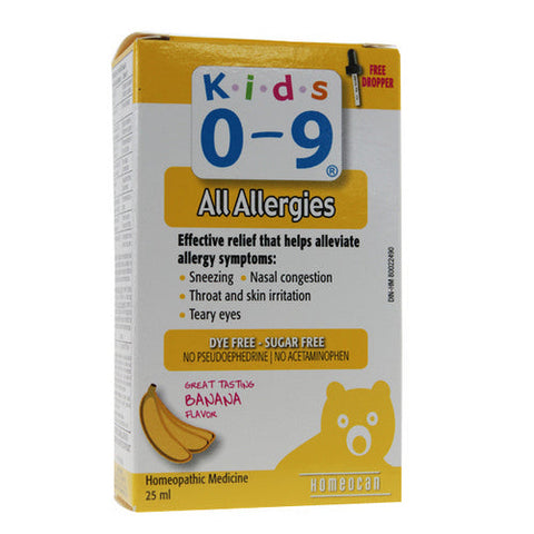 Homeocan, Kids 0-9 Allergy, 25 Ml