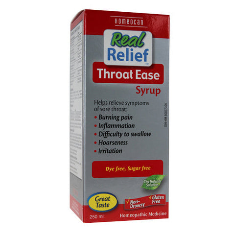 Homeocan, Real Relief Throat Ease Syrup, 250 Ml