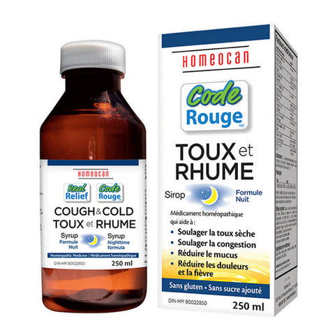 Homeocan, Real Relief Cough And Cold Nightime, 250 Ml