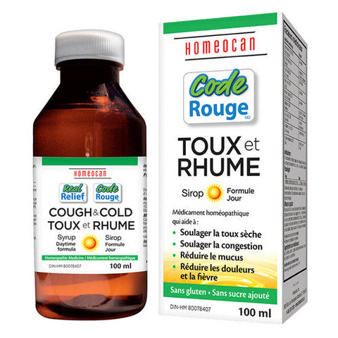 Homeocan, Real Relief Cough & Cold Daytime, 100 Ml