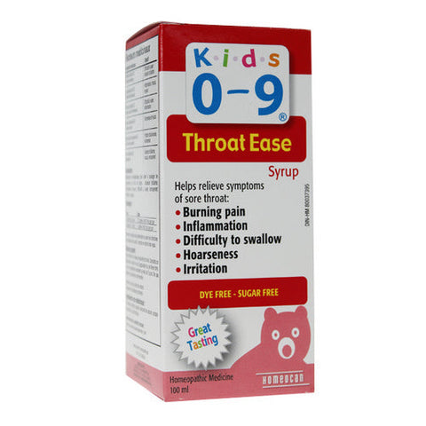 Homeocan, Kids 0-9 Throat Ease, 100 Ml