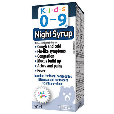 Homeocan, KIDS 0-9 Cough & Cold Nighttime, 100 Ml