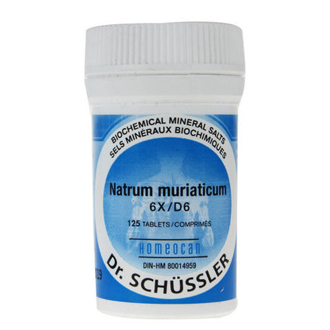 Homeocan, Natrum Muriaticum 6X, 125 Tabs