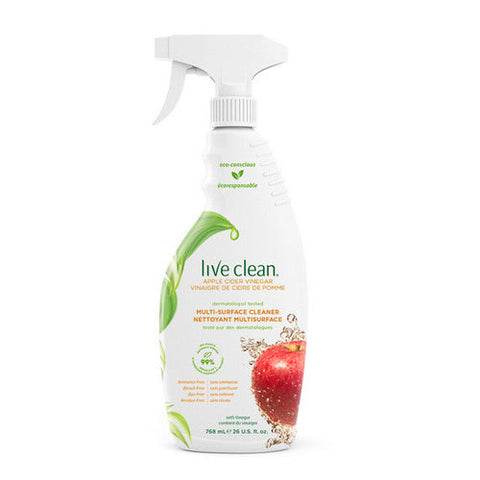 Live Clean, Apple Cider Vinegar Multi Surface, 768 Ml
