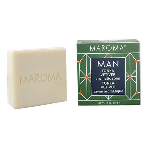 Maroma, Tonka Vetiver Bar Soap, 100 Grams