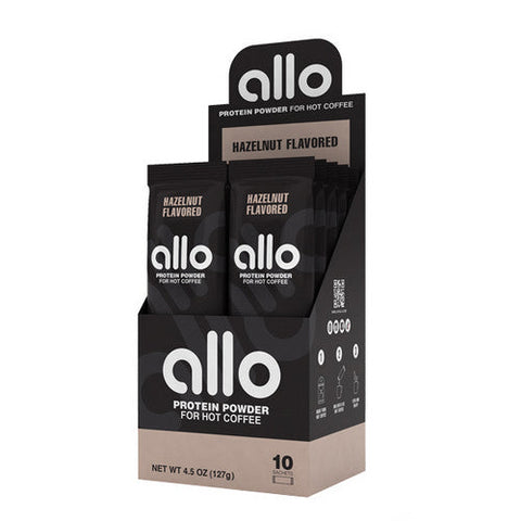 Allo Nutrition, Protein Powder Hazelnut, 10 Count