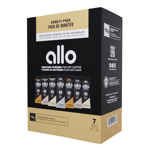 Allo Nutrition, Protein Powder Variety Pack, 7 Count