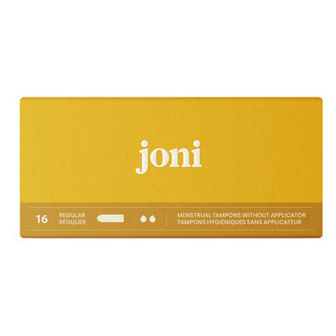 Joni, Joni Organic Regular Tampons, 16 Count