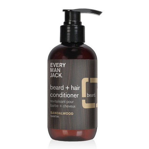 Every Man Jack, Beard + Face Wash Sandalwood, 200 Ml