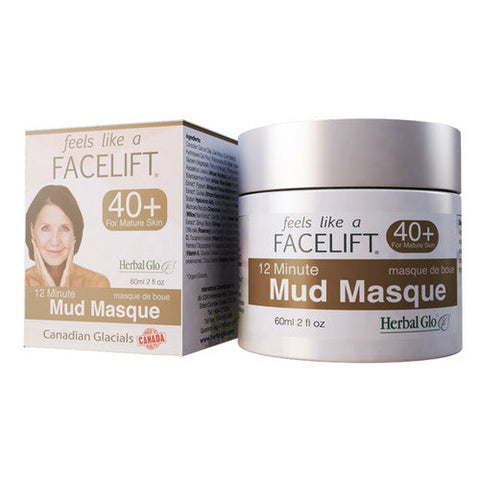 Herbal Glo, Facelift 40+ 12-Minute Mud Masque, 60 Ml