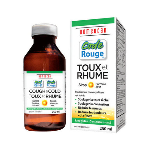 Homeocan, Real Relief Cough & Cold Daytime, 250 Count