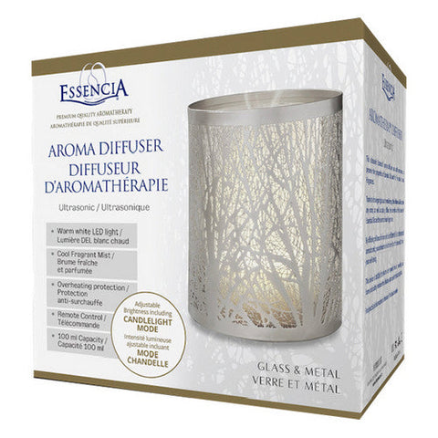 Essencia, Glass & Metal Diffuser, 1 Count