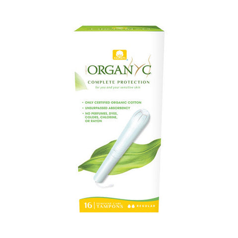 Organyc, Tampons with Applicator Regular, 16 Count