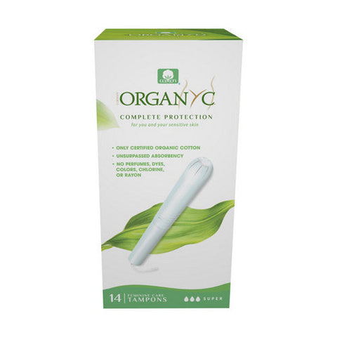 Organyc, Tampons with Applicator Super, 16 Count