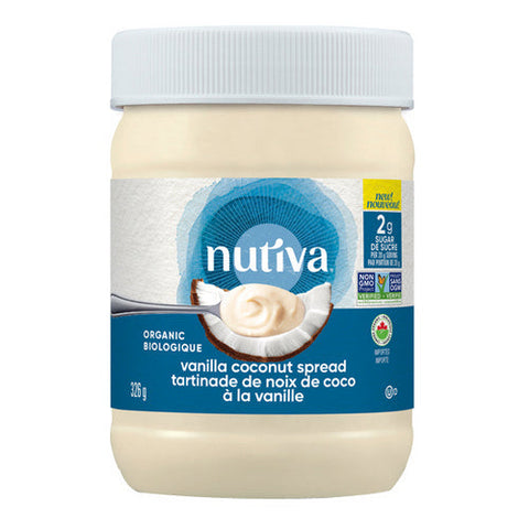 Nutiva, Organic Vanilla Coconut Spread, 326 Grams